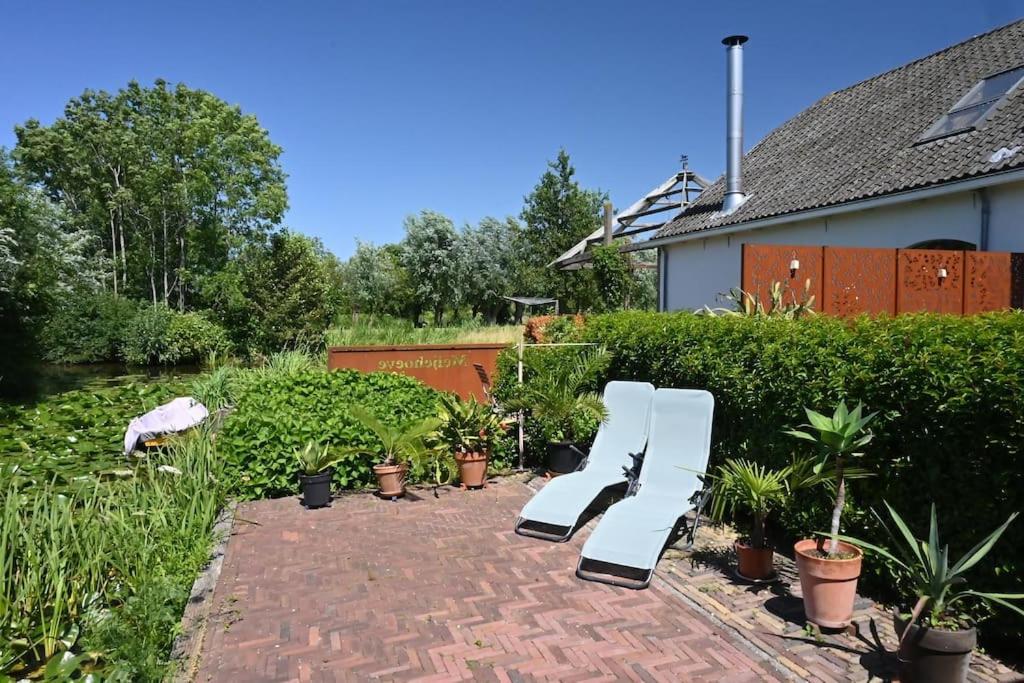 Luxe Woonboerderij In De Natuur. Nieuwkoop Eksteriør bilde