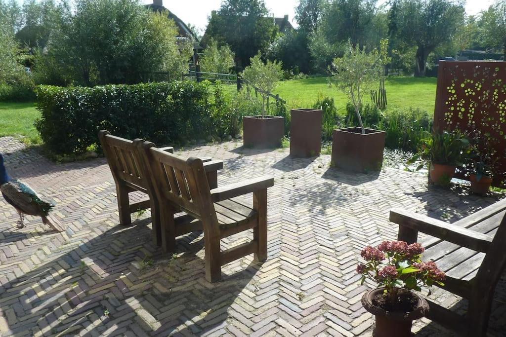 Luxe Woonboerderij In De Natuur. Nieuwkoop Eksteriør bilde